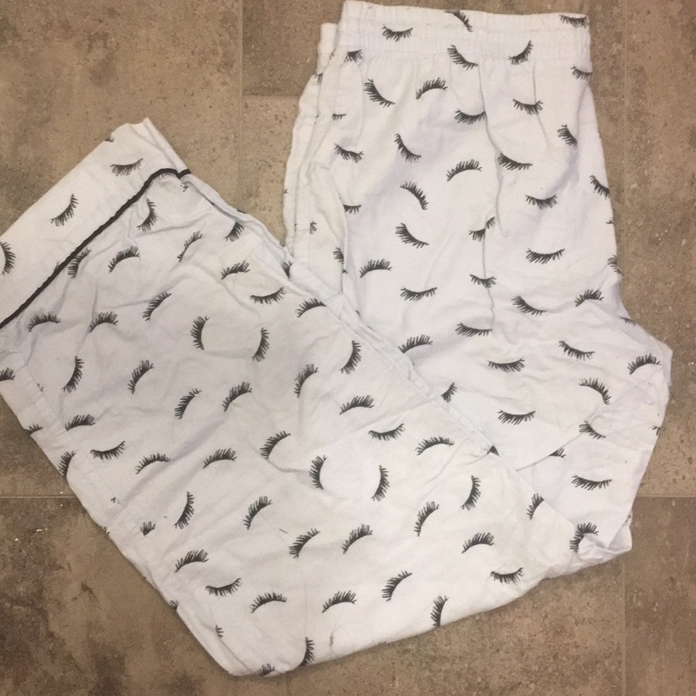 eyelash pajama pants